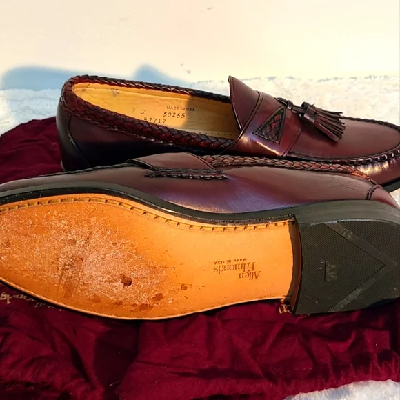 Allen Edmonds Maxfield Loafers Size 9 men's - Picture 5 of 9
